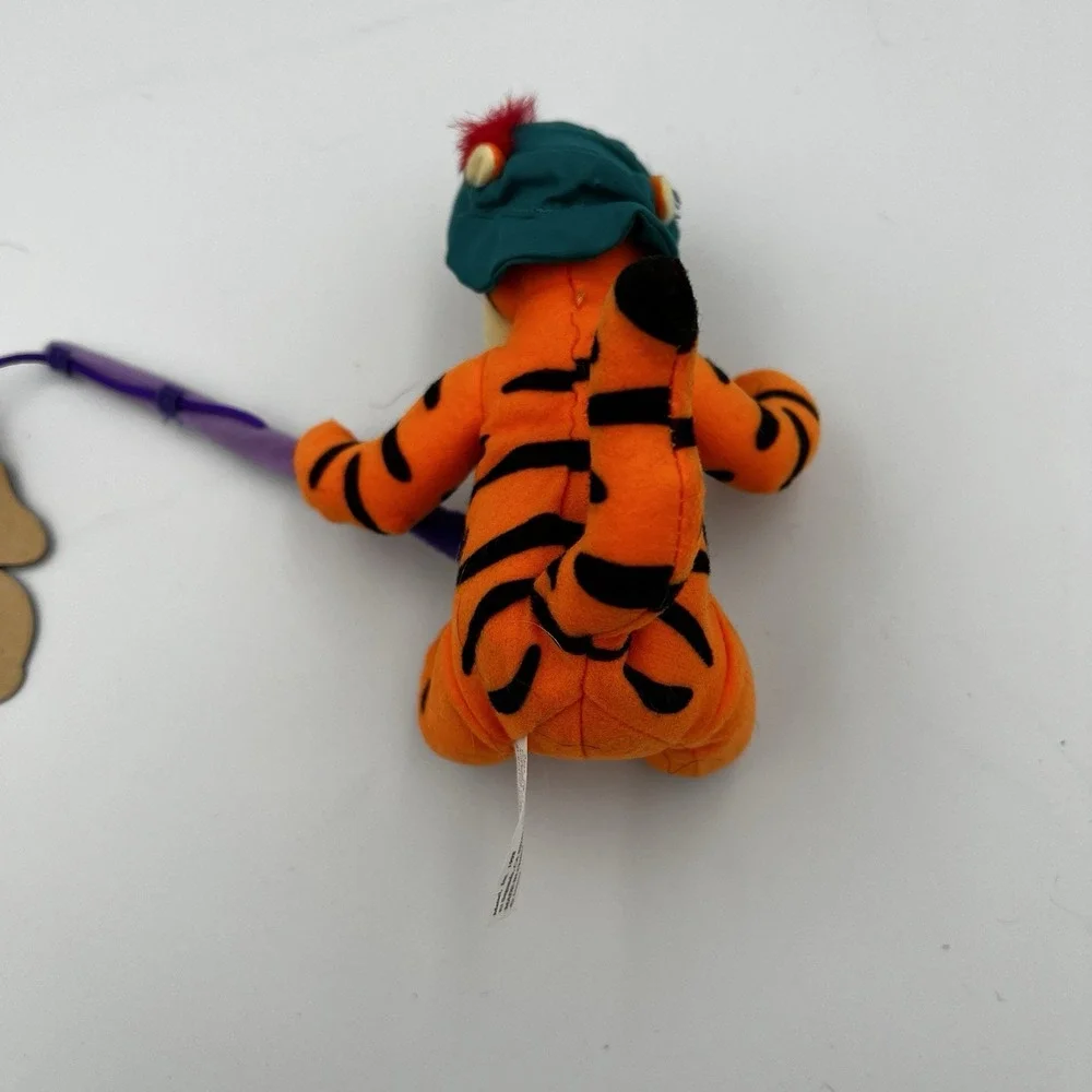 Vintage 1998 Mattel Disney Winnie the Pooh Tigger‎ Plush Fishing Stuffed Animal